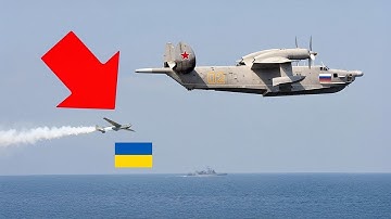 Watch Ukrainian Drones OBLITERATE a Russian Plane