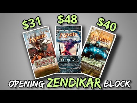 Opening Zendikar Block from 2009 #mtg #magicthegathering