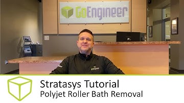 Stratasys Tutorial - Polyjet Roller Bath Removal