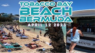 BERMUDA TOBACCO BAY BEACH APRIL 12 2023 #bermuda #travel