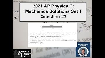 2021 AP Physics C: Mechanics Solutions Set 1 Question #3