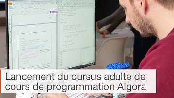 Lancement du cursus Algora de cours de programmation Python pour adultes