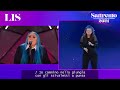 LIS Sanremo 2024 - Loredana Berté canta 