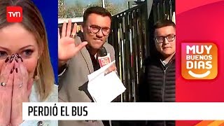 Chascarro: Jugó a ser periodista y perdió el bus por culpa de Max Collao  | Muy buenos días