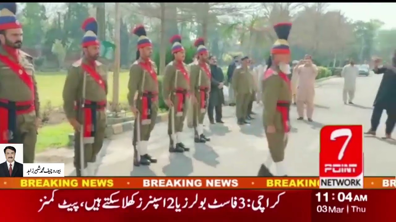 Guard of Honor and salute to Okara Nurses for their services.