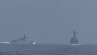 US releases video showing close-call in Taiwan Strait with Chinese destroyer | NewsNation Now