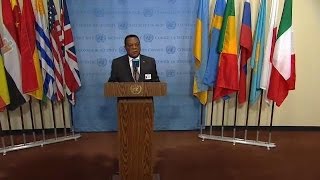 Augustine Mahiga (SADC) on peace and security in Africa - Media Stakeout