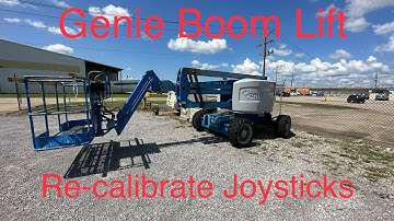 How to Fix No Joysticks on Genie Boom Lift (Recalibrate)