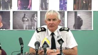 Press Conference regarding disorder in Greater Manchester