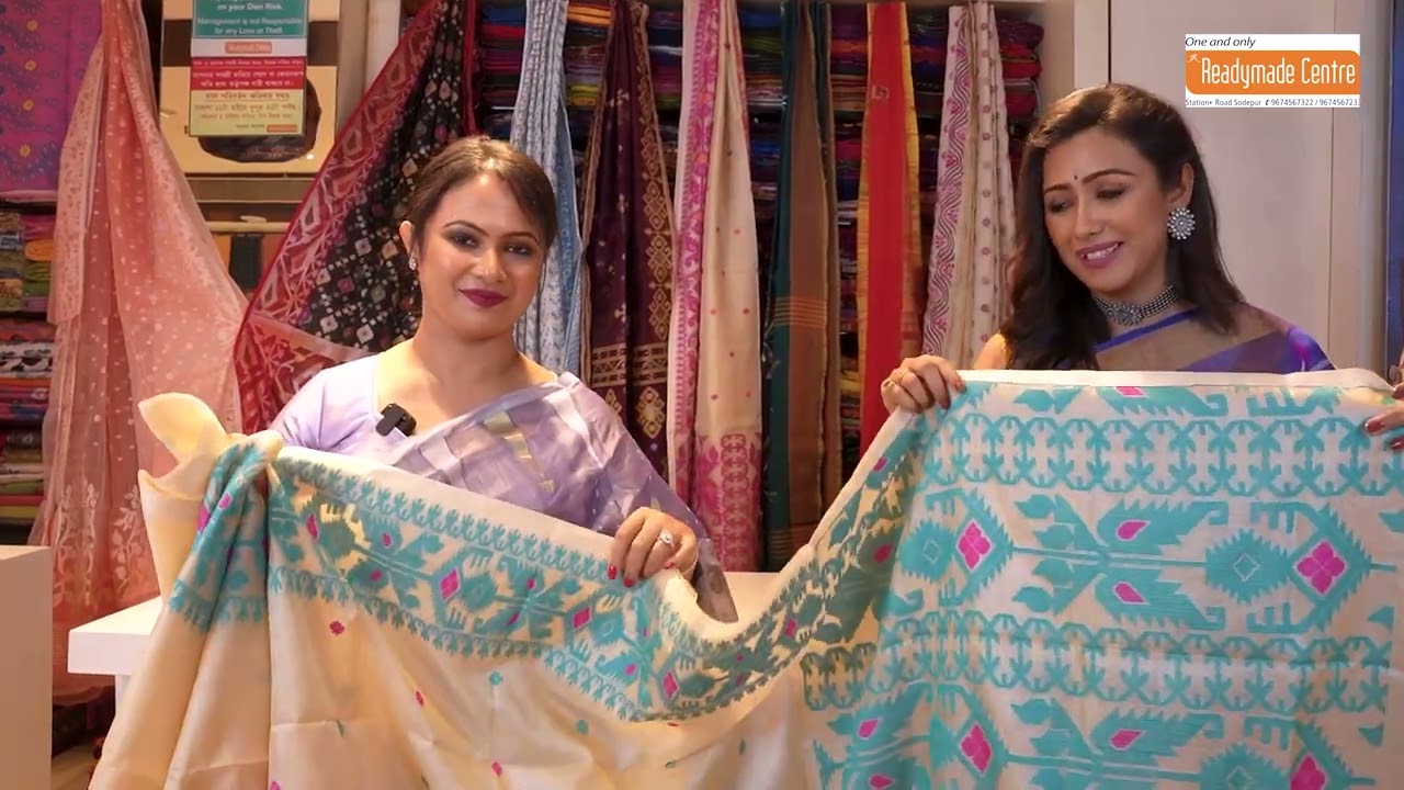 Handwoven Elegance | Pure Tassar & Muslin Dhakai Saree Collection