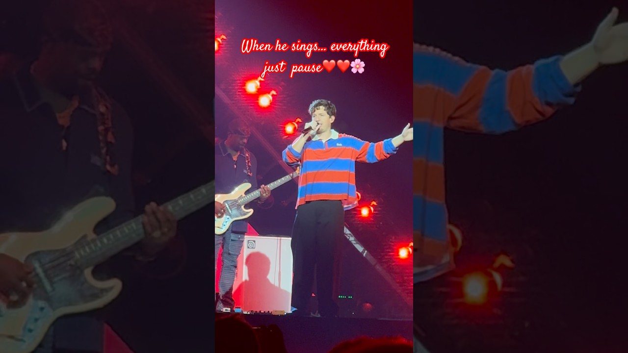 Charlie Puth in Minnesota! #musicconcert #charlieputh #saturdayvibes #hearttouchingsong #minnesota