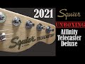 NEW 2021 Squier Affinity Telecaster Deluxe Unboxing