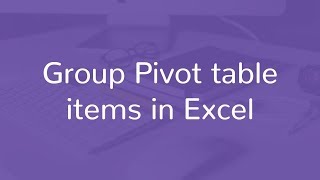 Excel Pivot Table Grouping | Group Numbers | Group Dates | Pivot Table