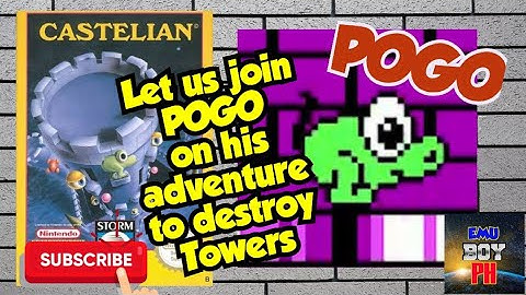 Castelian (1991) originally Titled Nebulus (1987) NES Game Tower Toppler genre