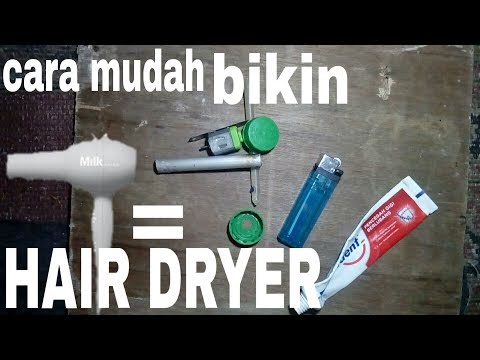 Video: Pengering Rambut Pembinaan DIY: Gambarajah Dan Peranti, Bagaimana Membuat Pemasangan Dari Yang Biasa, Bagaimana Menggulung Spiral