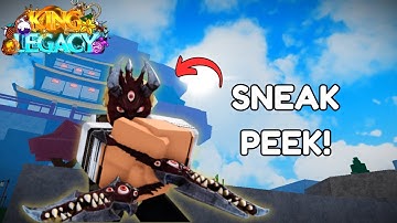 Update 10 Sneak Peek! | King Legacy