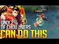 Only 2% Of People CAN Do This Secret Technique | Chou Montage Freestyle | Kharlucard/Frivolous MLBB