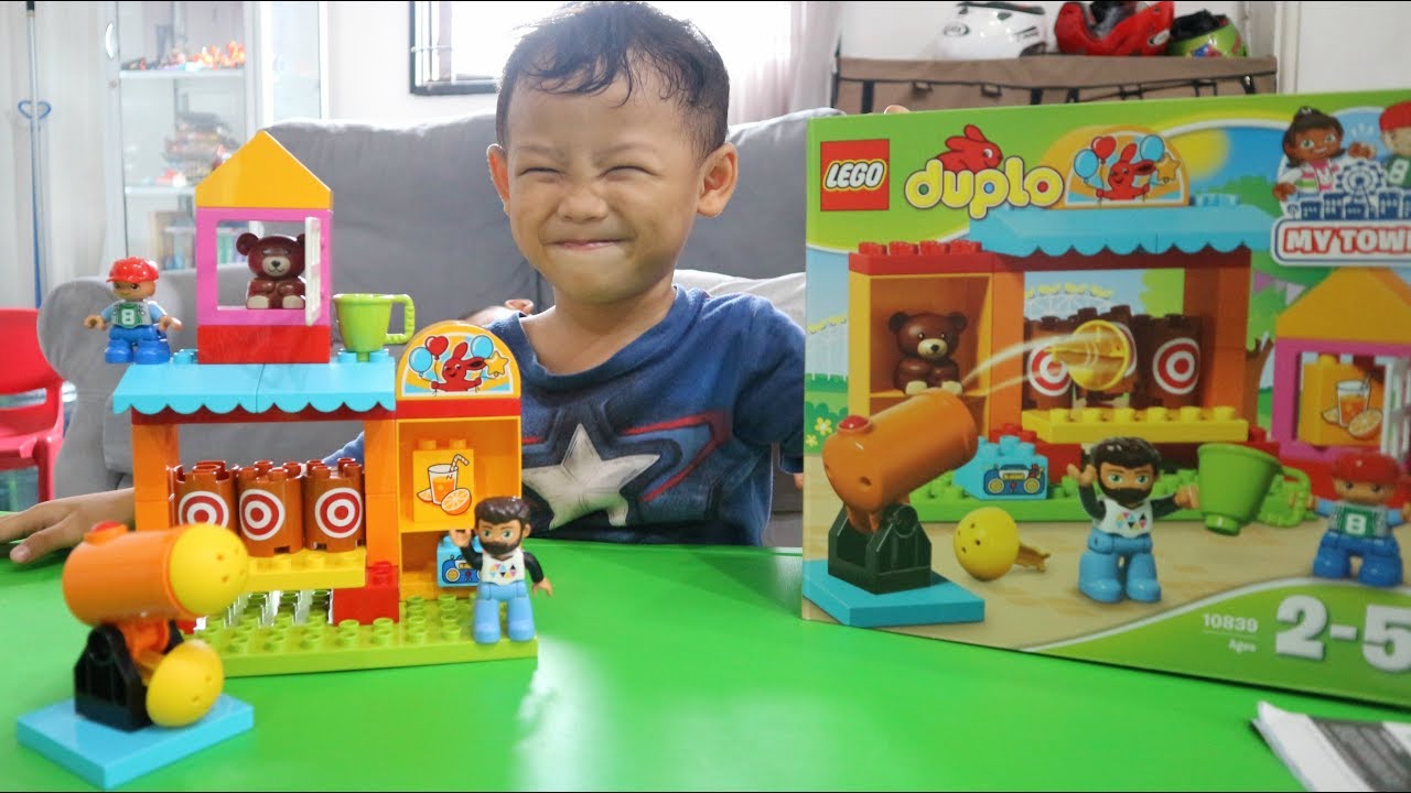 Unboxing Lego Duplo Shooting Gallery (Building a Shooting - YouTube