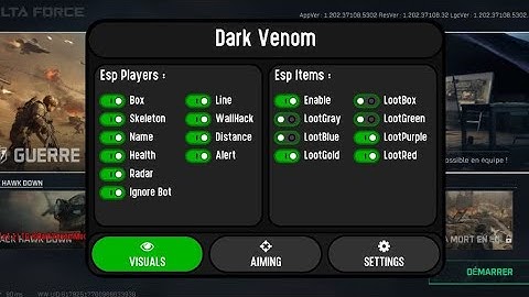 Delta Force Mobile iOS Hack - Aimbot, ESP & Bullet Track Gameplay (2025)