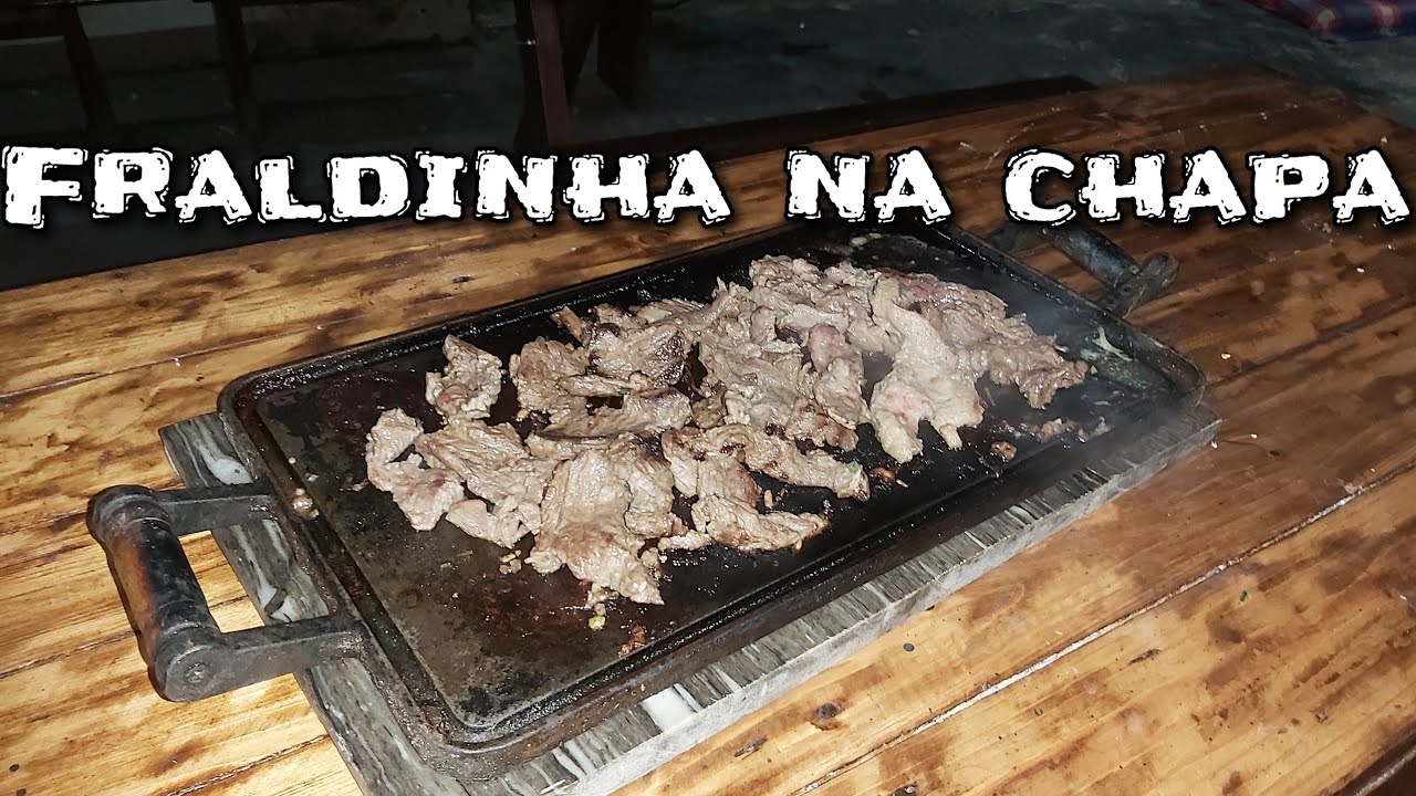 Como preparar uma fraldinha na chapa /Com Renato Monteiro