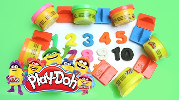 Play Doh Letters Numbers n fun [Learn ABC Learn 123]