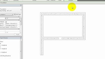 Revit Structure 2012 Tutorial - Creating Wall Foundations