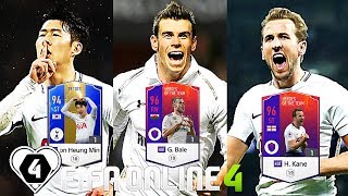 FIFA ONLINE 4: BUILD & TEST DÀN TEAM " TOTTENHAM " 5 TỶ Max Bing Với G. Bale HOT & H. Kane HOT