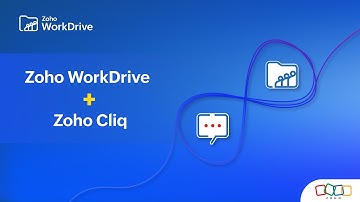 Zoho WorkDrive and Zoho Cliq integration | WorkDrive
