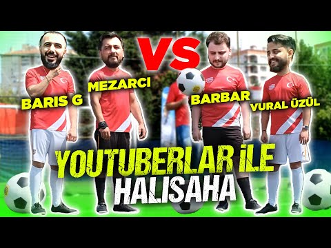 YOUTUBERLAR İLE BÜYÜK HALISAHA TURNUVASI!!  w/ Mezarcı, Vural Üzül, Barbar