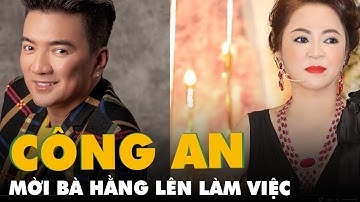 Công an mời bà Phương Hằng lên làm việc liên quan đơn tố cáo Đàm Vĩnh Hưng