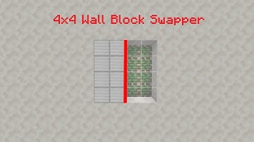 [Tutorial] 4x4 Wall Block Swapper 1.11+ | Winter Special