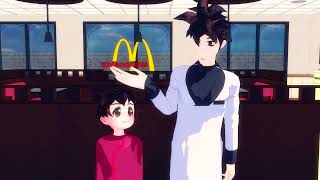 [MMD] tenma takes little toby to mcdonald's