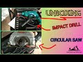 Unboxing Makita 710W 240V Electric Impact Drill &amp; 220V 13000rpm Electric Circular Saw