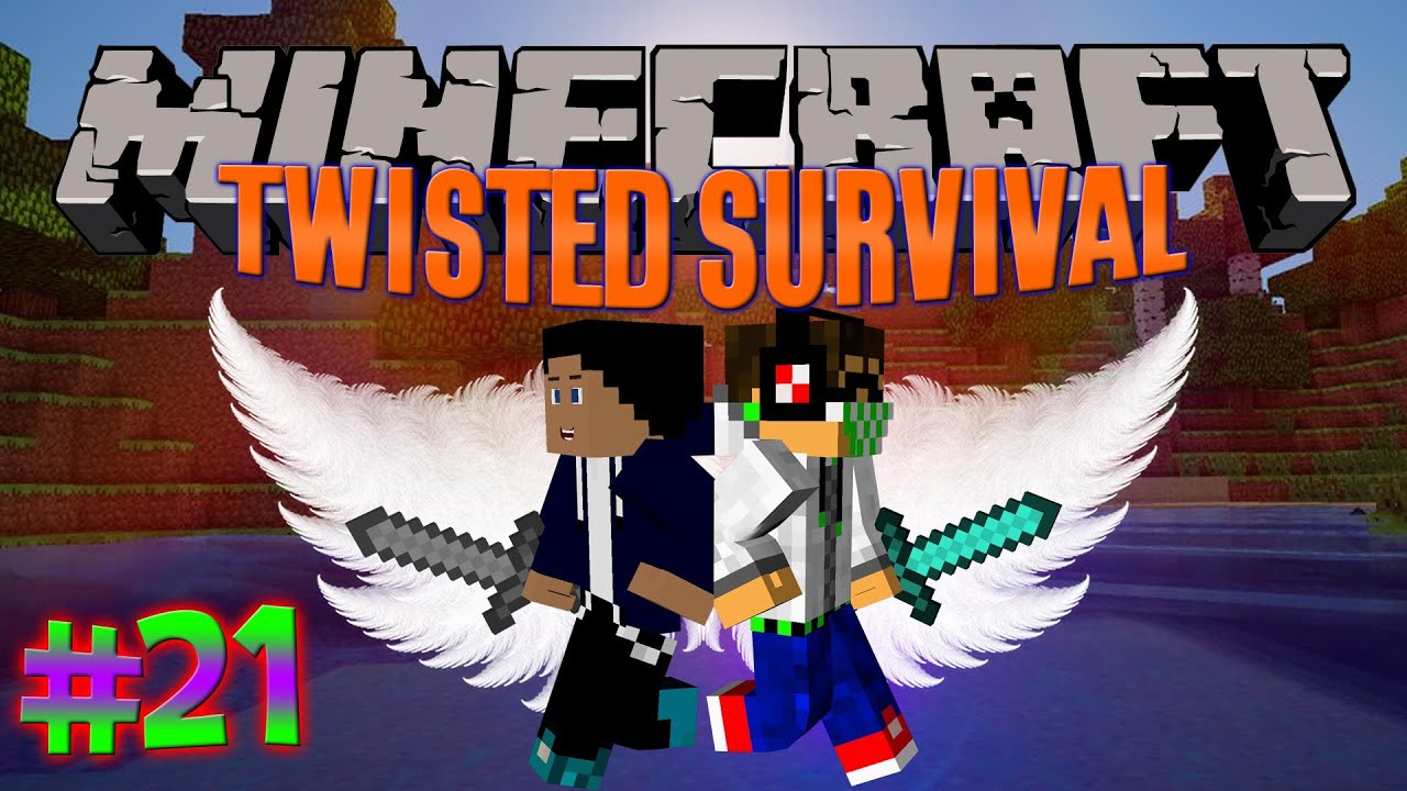 Wither Battle? (TwistedSurvival #21 with TheTwistedG and MinecraftxGenie)