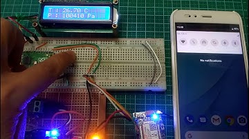 Raspberry Pi Pico bmp180 IoT demo | MicroPython