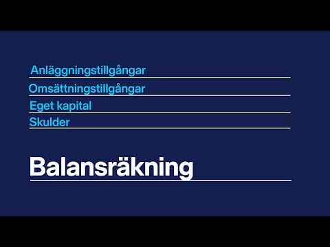 Video: Hur Man Visar Skatter I Balansräkningen