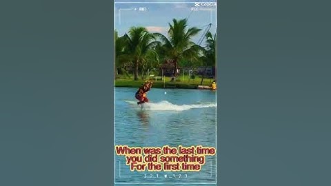 When was the last time you did something for the first time #wakeboarding #shorts