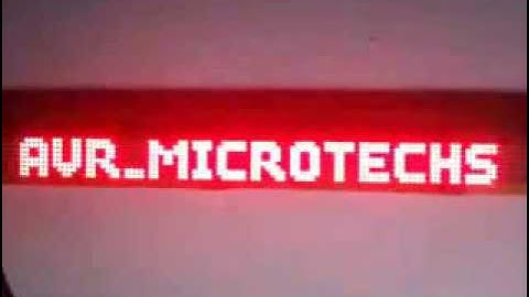 Running Text and Time Digital