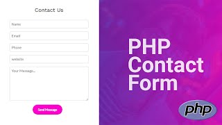 Create a PHP Contact Form to Send Email | Bangla Tutorials