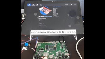 Testing GPIO Interrupt on i.MX6Q board running Windows 10 IoT Core OS.
