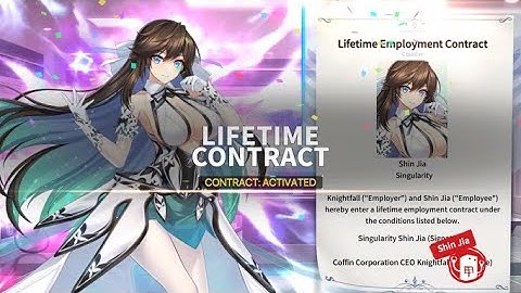 Counter:Side Singularity Shin Jia Lifetime Contract