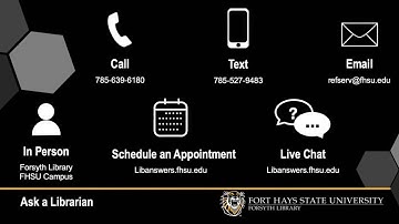 Ask A Librarian Tutorial