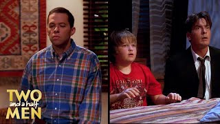 Charlie Helps Jake Sneak Out | Two and a Half Men