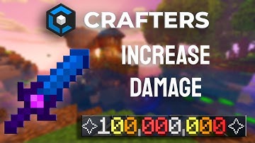 How to increase damage in Craftersmc skyblock | make money in Craftersmc skyblock
