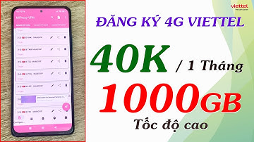 Các Gói Cước Viettel 4G Không Giới Hạn Dung Lượng DATA tốc độ cao Chỉ Từ 40K Lướt Mạng Thả Ga!