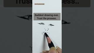 Baddest drawing ever @soothingsketchASMR #girl #drawing #doodle screenshot 1