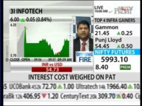 3i Infotech on NDTV Profit - Mr. Madhivanan Balakrishnan, MD & & Global CEO, 3i Infotech Limited.