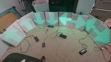 esp32 8 board led project example