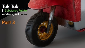 Tuk Tuk texturing in Substance Painter - Part 3