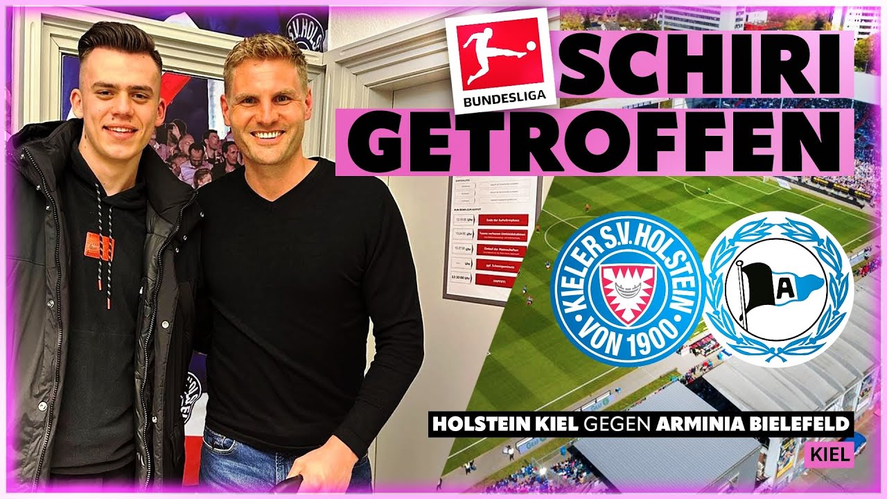 BUNDESLIGA SCHIRI IN KIEL GETROFFEN 👀🔥 HOLSTEIN KIEL VS ARMINIA BIELEFELD VLOG 😍